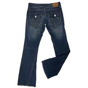 True Religion World Tour Low Rise Slim Bootcut Denim Jeans Women's 29